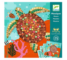 Load image into Gallery viewer, Djeco - Caribbean Sealife Mosaic Craft Set