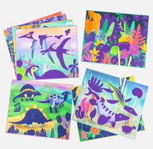 Load image into Gallery viewer, Tiger Tribe - Scratch Art - Dinosaurs