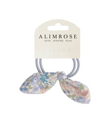 Load image into Gallery viewer, Alimrose - Bunny Hair Ties Set Liberty Blue