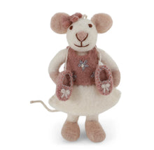 Load image into Gallery viewer, Gry & Sif - Ballerina Mouse Small White