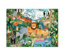Load image into Gallery viewer, Crocodile Creek - Little Building 24 pc puzzle - Zoo