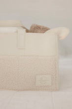 Load image into Gallery viewer, Linen Label - Nappy Caddy- Luxe Range- Snow