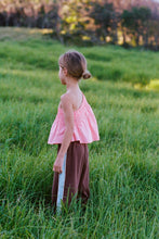 Load image into Gallery viewer, Illoura the Label - Lightweight Knit Pants Choc Contrast
