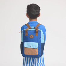 Load image into Gallery viewer, Cry Wolf - Mini Backpack DEEP SEA COLOURBLOCK