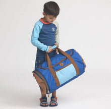 Load image into Gallery viewer, Cry Wolf - Packable Duffel Bag DEEP SEA COLOURBLOCK