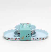 Load image into Gallery viewer, Chino Club - Blue Fruits Silicone Bowl and Plate Set