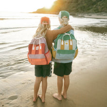 Load image into Gallery viewer, Banabae - Corduroy Splice Eco Backpack - BERRY NICE