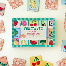 Load image into Gallery viewer, Fruit and Veg Memory & Matching Game - Kids Educational Gift