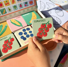 Load image into Gallery viewer, Fruit and Veg Memory & Matching Game - Kids Educational Gift