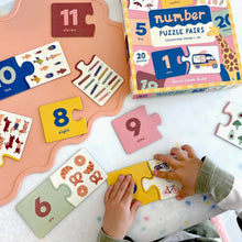 Load image into Gallery viewer, Number Puzzle Pairs - Kids Toys Learning Game Educational