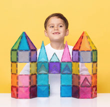 Load image into Gallery viewer, Connetix - Magnetic Tiles Glitter Castle Pack, 48 pc