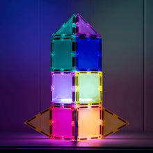 Load image into Gallery viewer, Connetix - Tiles Light Up Star Pack 28 pc NEW Rainbow Bright Pack 3yrs+