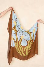 Load image into Gallery viewer, KIIN - Organic Muslin Swaddle - Fleur Umber (Limited Edition)