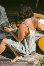 Load image into Gallery viewer, Atmosea - Patchwork Sun Dress in Cottage Plaid