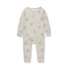 Load image into Gallery viewer, Aster & Oak - Byron Bear Zip Romper