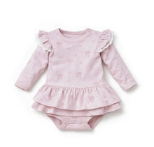Load image into Gallery viewer, Aster & Oak - Lilly Bow Dress Onesie