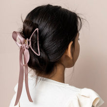 Load image into Gallery viewer, Mimi & Lula - Ribbon Wrapped Claw Clip - Dusty Pink