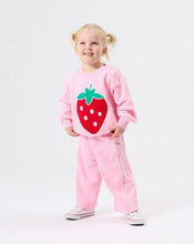 Load image into Gallery viewer, Goldie & Ace - Jumbo Strawberry Piped Sweater