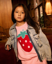 Load image into Gallery viewer, Goldie & Ace - Jumbo Strawberry Piped Sweater
