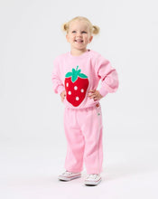 Load image into Gallery viewer, Goldie & Ace - Jumbo Strawberry Piped Sweater