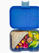 Load image into Gallery viewer, Yumbox - Panino 4 Compartment Bento Box - Blue - Dino
