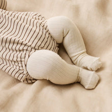 Load image into Gallery viewer, Wilson & Frenchy - Nutmeg Stripe Organic Waffle Bodysuit