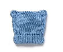 Load image into Gallery viewer, Wilson & Frenchy - Frosted Blue Organic Knitted Bear Hat