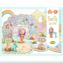 Load image into Gallery viewer, Djeco 28pc - Tinyly Puzzl'Up Lily & Polo Puzzle