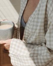 Load image into Gallery viewer, Linen Label - Oat Gingham - Robe