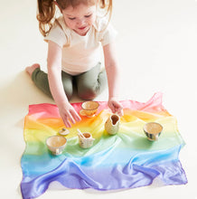 Load image into Gallery viewer, Sarah&#39;s Silk - MINI Playsilk - Rainbow
