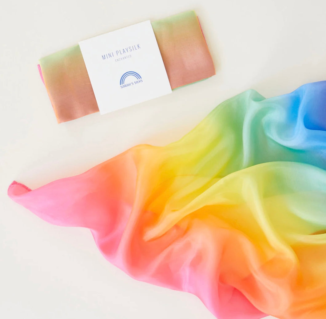 Sarah's Silk - MINI Playsilk - Rainbow