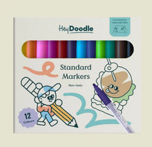 Load image into Gallery viewer, Hey Doodle - Standard Marker 12-Pack For Heydoodle Mats