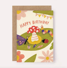 Load image into Gallery viewer, Lauren Sissons - Bug Party Birthday Card - Cute Children's Birthday Card