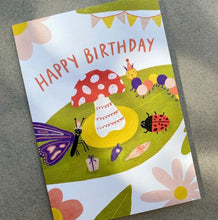 Load image into Gallery viewer, Lauren Sissons - Bug Party Birthday Card - Cute Children's Birthday Card