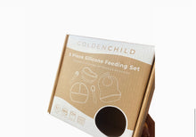 Load image into Gallery viewer, Golden Child - 5-piece Silicone Children&#39;s Feeding Set
