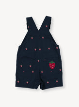 Load image into Gallery viewer, Goldie & Ace - Mini Strawberry Embroidered Burton Overalls