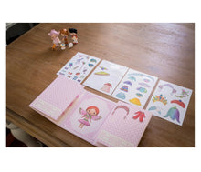 Load image into Gallery viewer, Djeco - Miss Lilyruby Tinyly Removable Stickers Set