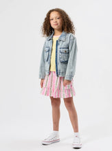 Load image into Gallery viewer, Goldie & Ace - Antique Stripe Strawberry Peplum Skirt