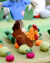Load image into Gallery viewer, Tara Treasures - Felt Chicken Farm Animal Toy