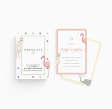 Load image into Gallery viewer, Mindful & Co - A–Z Mindfulness Affirmation Cards For Kids