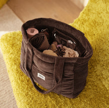 Load image into Gallery viewer, OiOi - Everyday Tote - Chocolate Brown Corduroy (Preorder September Delivery)