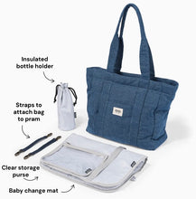 Load image into Gallery viewer, OiOi - Everyday Tote - Denim (Pre-Order For September Delivery)