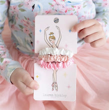 Load image into Gallery viewer, Lauren Hinkley - Ava Ballerina Satin Scrunchie 3 Pack