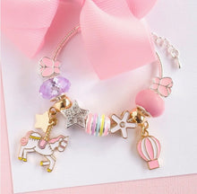 Load image into Gallery viewer, Lauren Hinkley - Unicorn Carousel Charm Bracelet