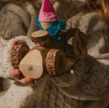 Load image into Gallery viewer, Q Toys - Wooden Gnome's Car - Kids Wood Toy