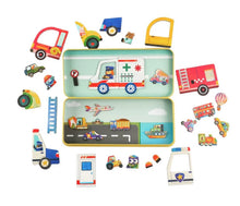 Load image into Gallery viewer, Mieredu - Travel Magnetic Box - VEHICLES