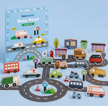 Load image into Gallery viewer, Smartypals - Busy Road Magnet Set