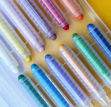 Load image into Gallery viewer, Smartypals - Dustless Chalk Crayons 12 Pack | Non-Toxic Twist-Up Crayons For Kids