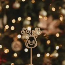 Load image into Gallery viewer, Kinfolk Pantry - Reindeer Bubble Wand - Christmas Eco Sensory Toy