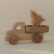 Load image into Gallery viewer, Kayu & Co - Handmade Wooden Christmas Truck Toy with Removable Tree